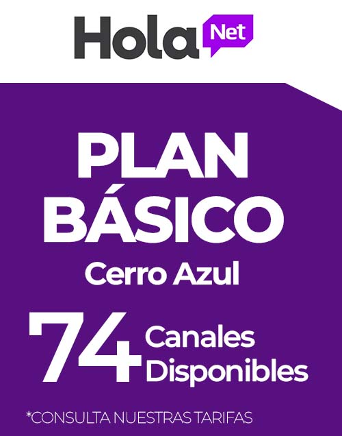 Banner Cerro Azul Canales Disponibles